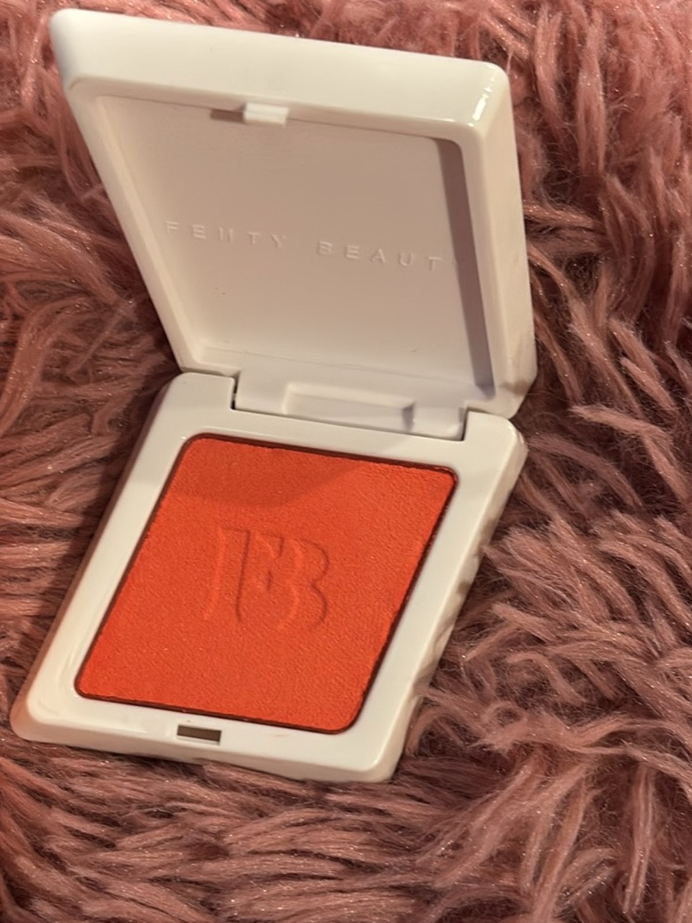 Fenty Blush-lolly poppy; Haus labs-glassy pitaya; EM cosmetics- rose milk
